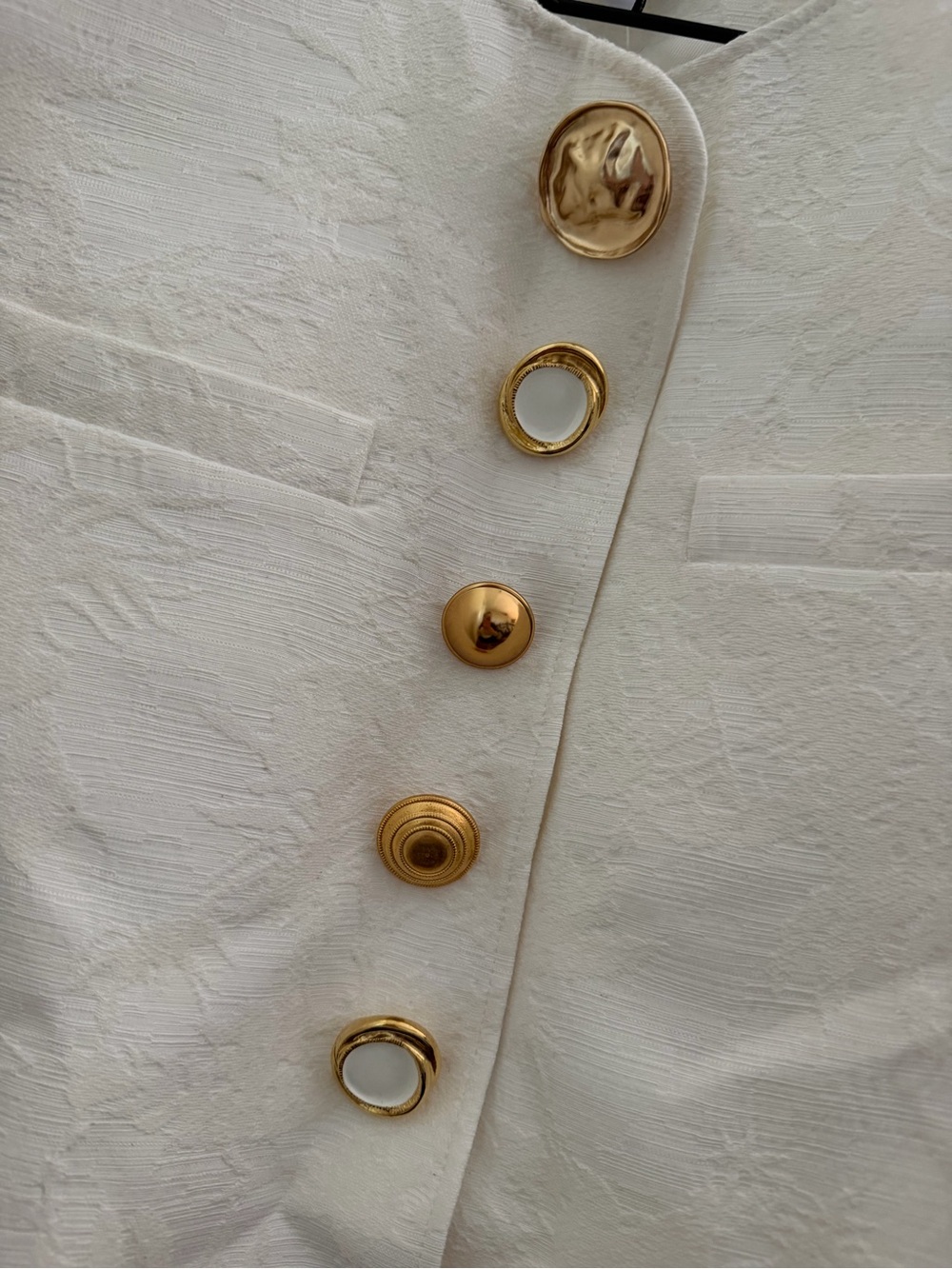 Derek lam 10 Crosby Juliette crop ivory blazer sz 0 - Picture 8 of 8